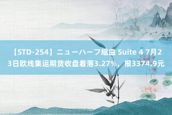 【STD-254】ニューハーフ組曲 Suite 4 7月23日欧线集运期货收盘着落3.27%，报3374.9元